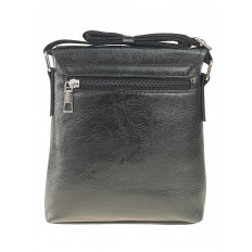 На фото 3 - Мужская сумка-планшет из экокожи, чёрная