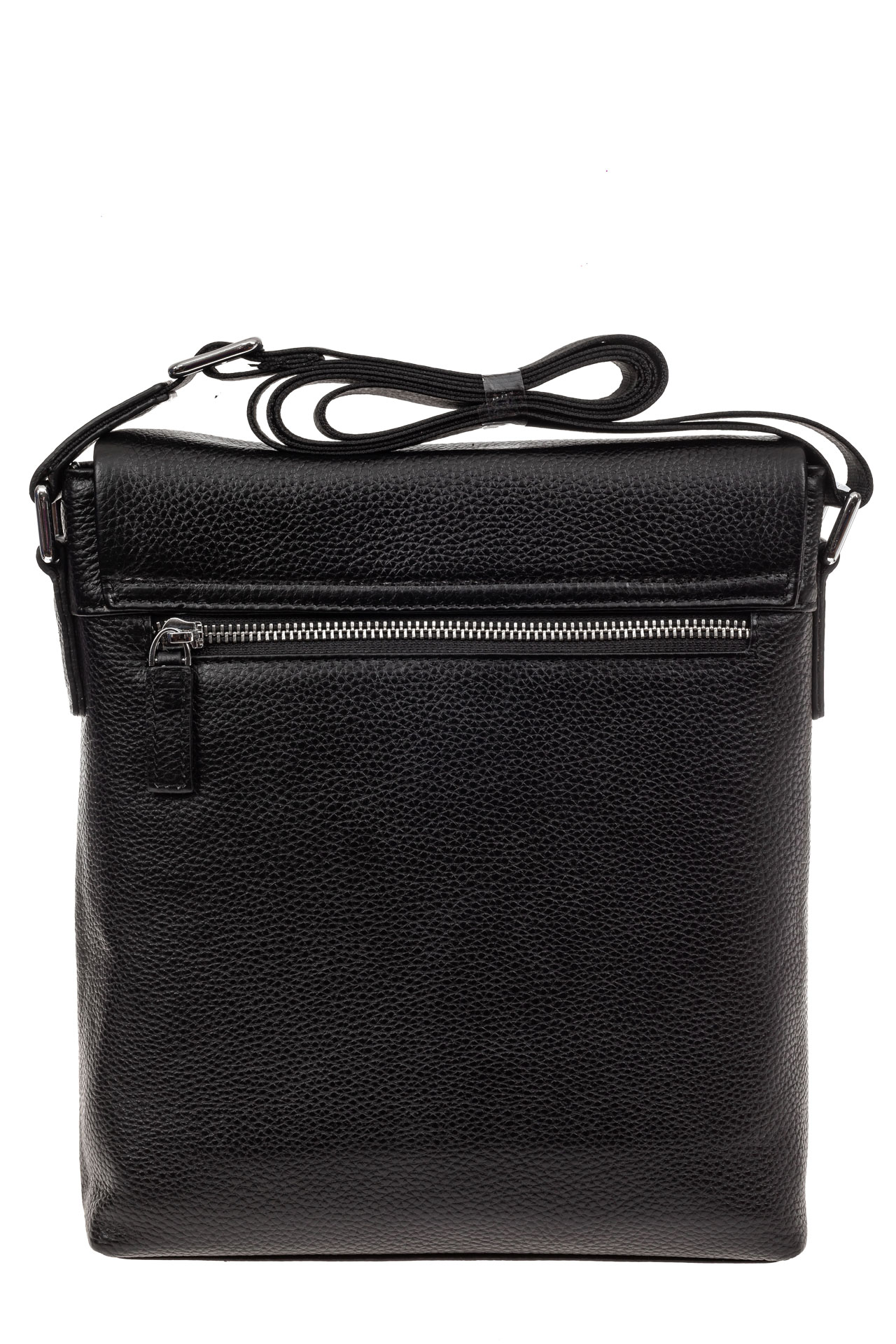 На фото 3 - Мужская сумка планшет из натуральной кожи, цвет черный