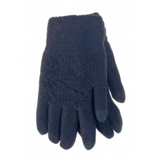 На фото 1 - Подростковые перчатки из шерсти, цвет серый