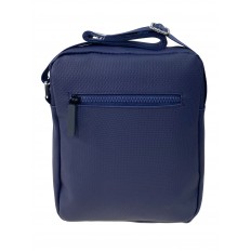На фото 2 - Мужская сумка из эко кожи, цвет синий