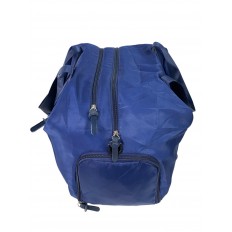 На фото 2 - Дорожная сумка из текстиля, цвет синий
