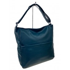 На фото 1 - Женская сумка  из искусственной кожи, цвет бирюзовый