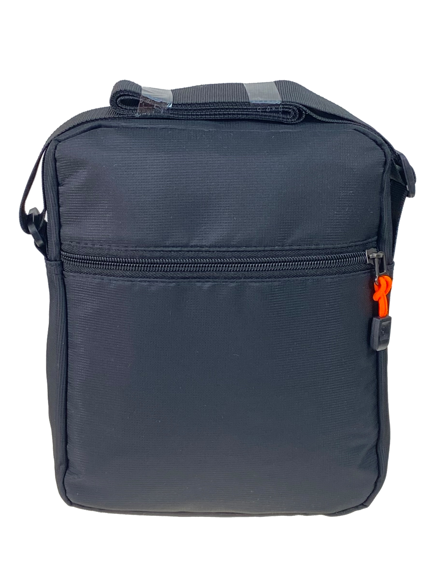 На фото 2 - Мужская сумка из текстиля, цвет черный с зеленым