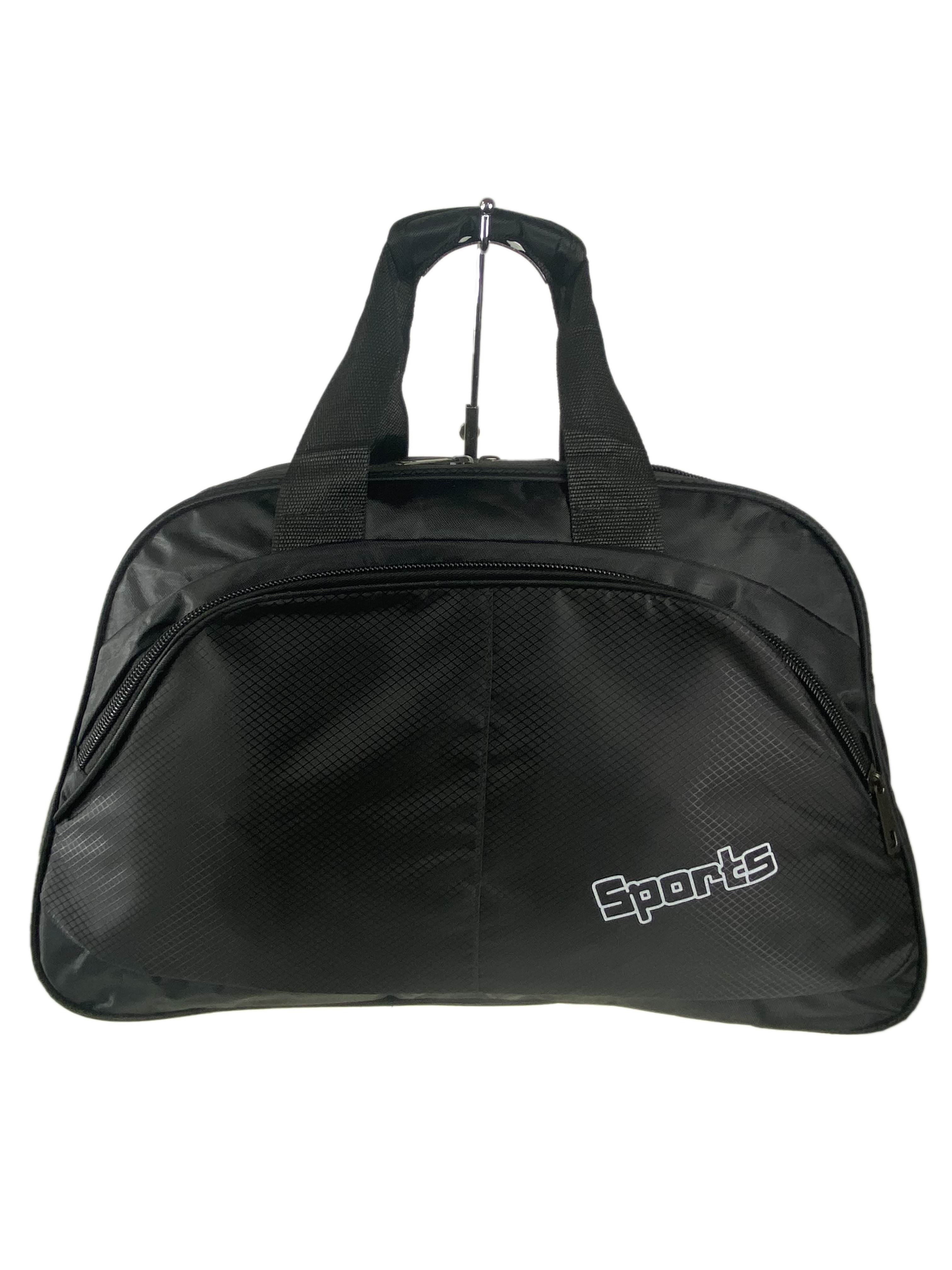 На фото 2 -  Дорожно- спортивная  сумка из текстиля,  цвет черный
