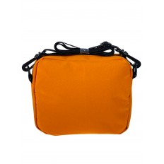На фото 2 - Мужская сумка из текстиля, цвет оранжевый