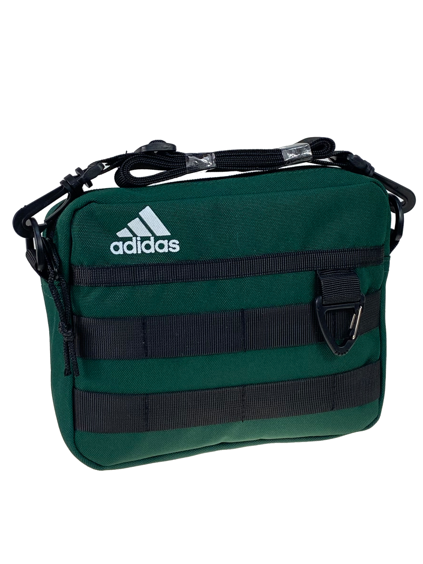 На фото 1 - Мужская сумка из текстиля, цвет зеленый
