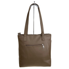 На фото 2 - Женская сумка из искусственной кожи, цвет хаки