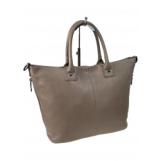 На фото 3 - Женская сумка из натуральной кожи, цвет светло бежевый
