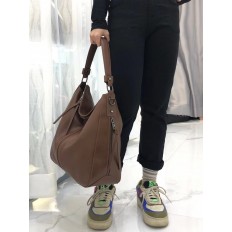 На фото 3 - Женская сумка из натуральной кожи, цвет коричневый