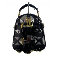 На фото 2 - Женская сумка-рюкзак из искусственной кожи, мультицвет