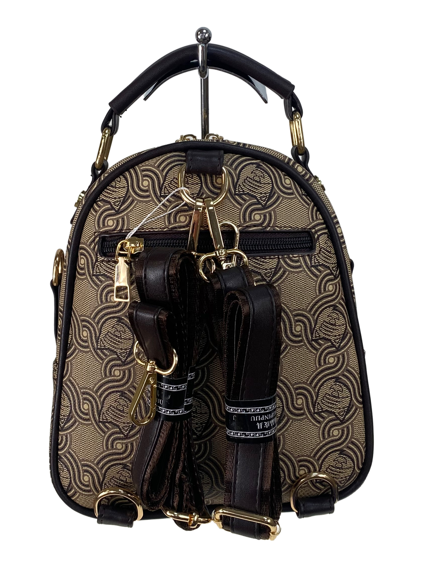 На фото 2 - Женская сумка-рюкзак из искусственной кожи, мультицвет