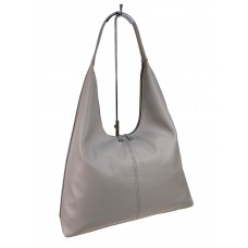 На фото 1 - Женская сумка из искусственной кожи цвет светло серый