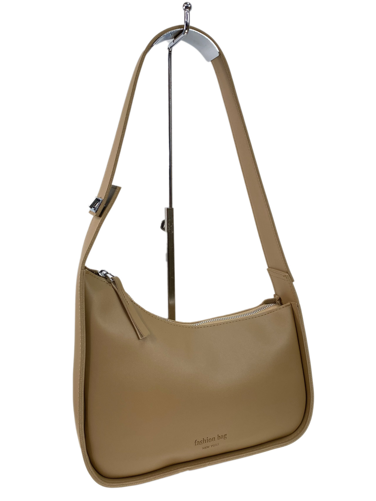На фото 3 - Женская сумка  из искусственной кожи, цвет светло коричневый