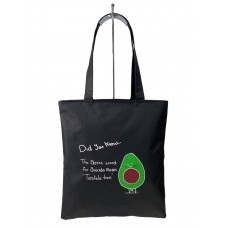 На фото 1 - Женская сумка шоппер из текстиля, цвет черный