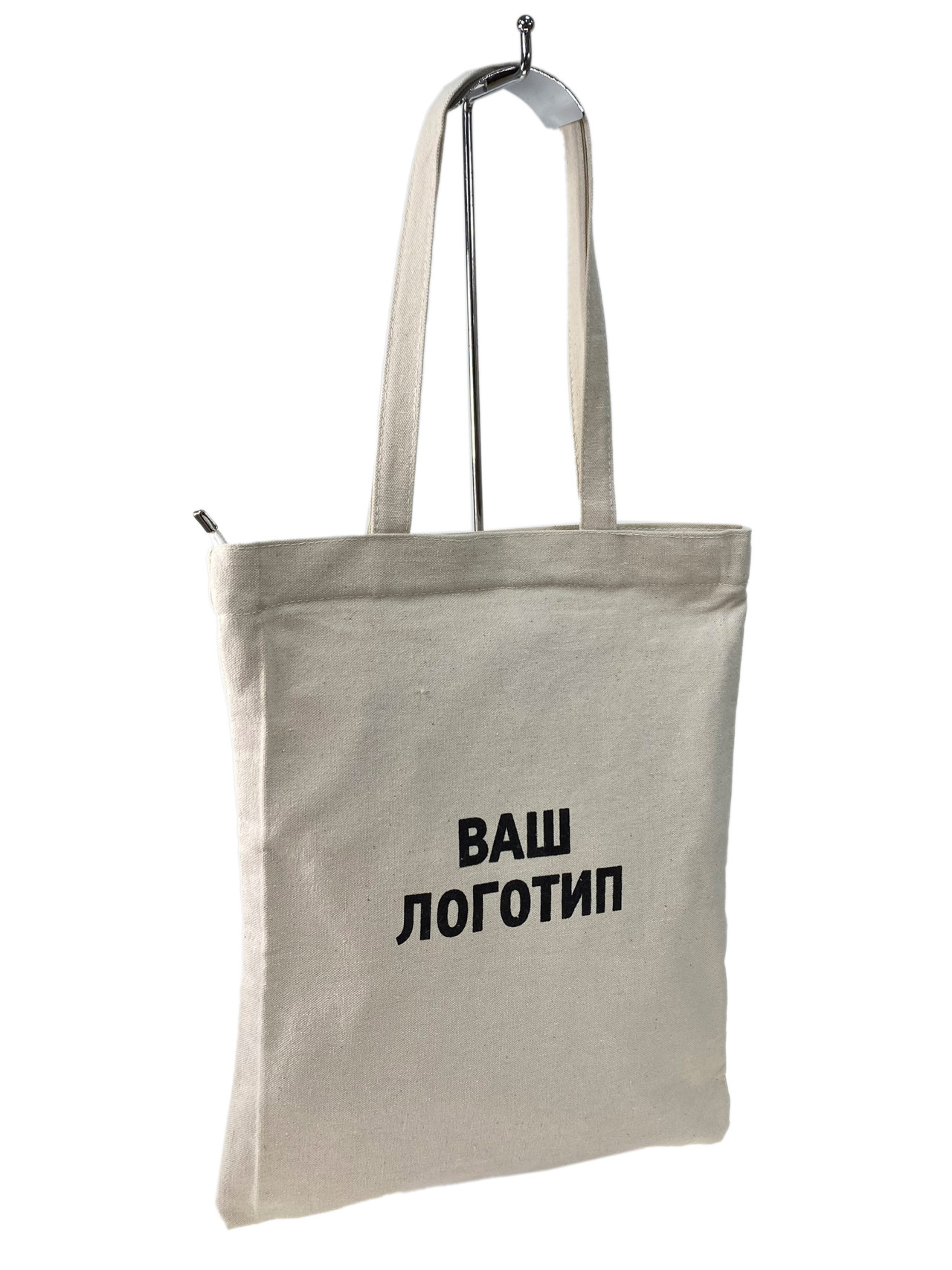 На фото 2 - Женская сумка шоппер из текстиля, мультицвет 