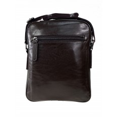 На фото 3 - Мужская деловая сумка из искусственной кожи, коричневый цвет