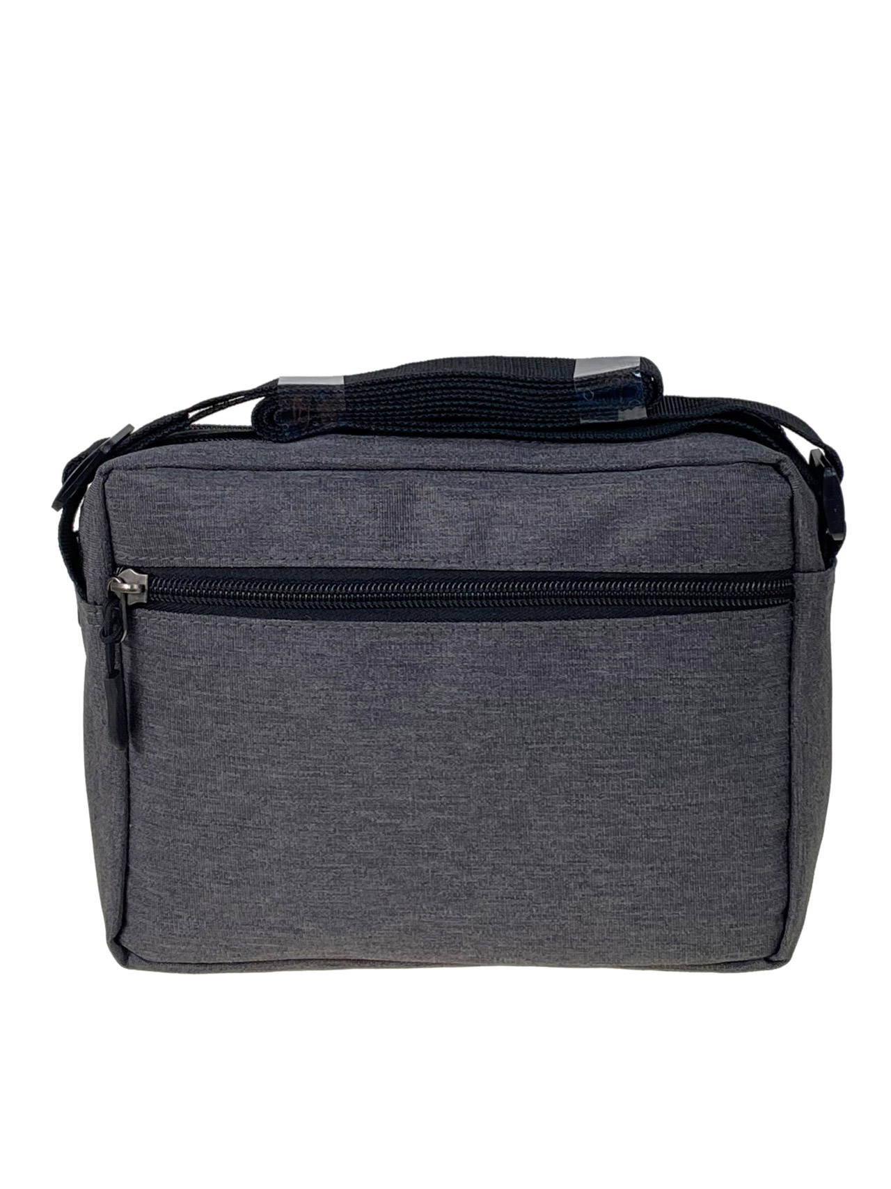 На фото 2 - Повседневная мужская сумка из текстиля, цвет серый