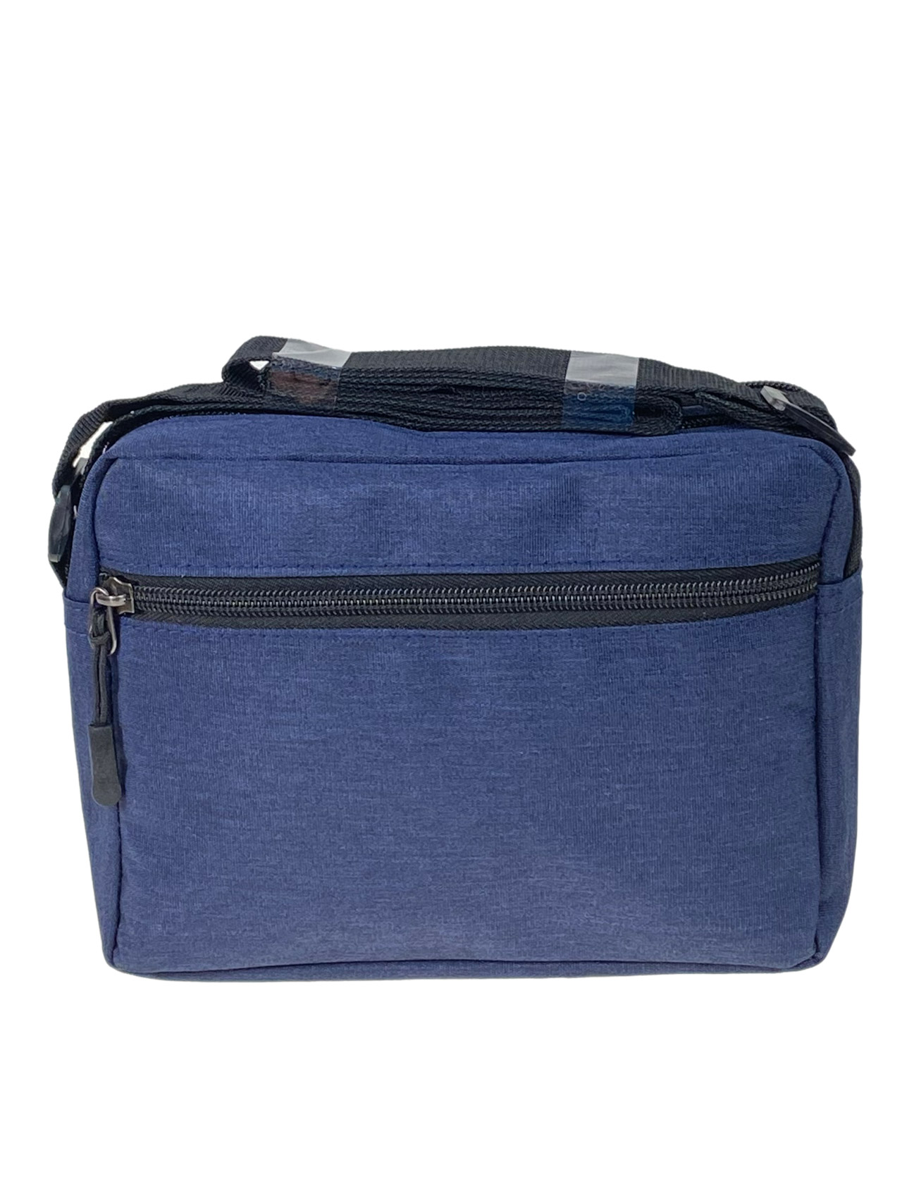 На фото 2 - Повседневная мужская сумка из текстиля, цвет синий