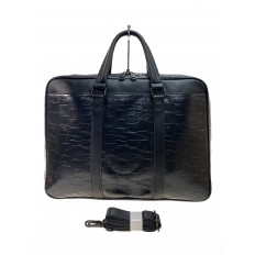 На фото 3 - Мужской портфель из искусственной кожи , черный цвет