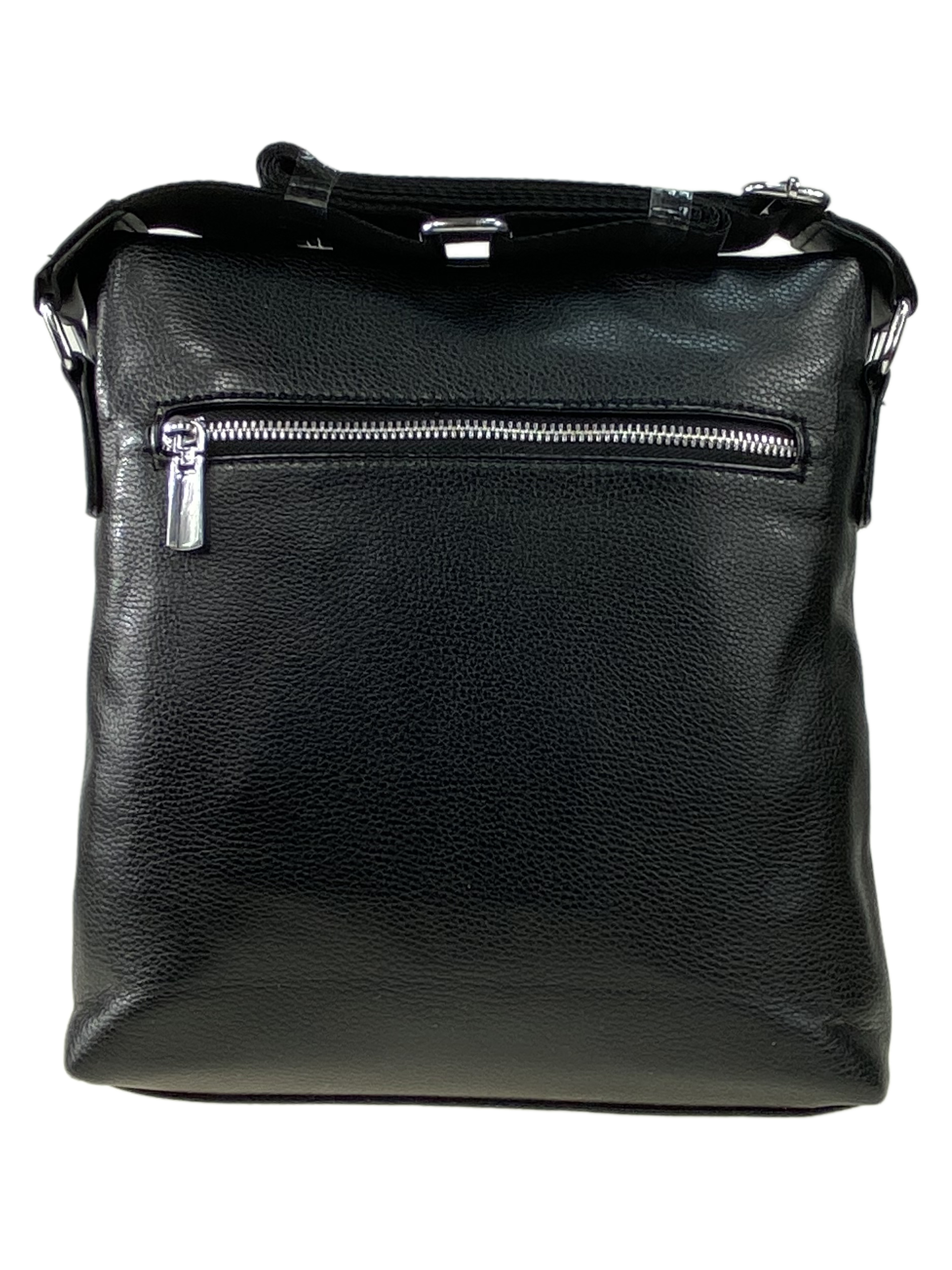 На фото 3 - Мужская сумка-планшет из искусственной кожи, цвет чёрный