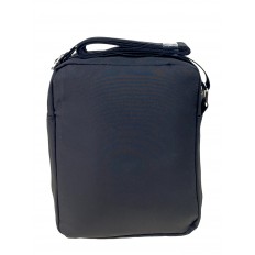 На фото 2 - Повседневная мужская сумка из текстиля, цвет черный