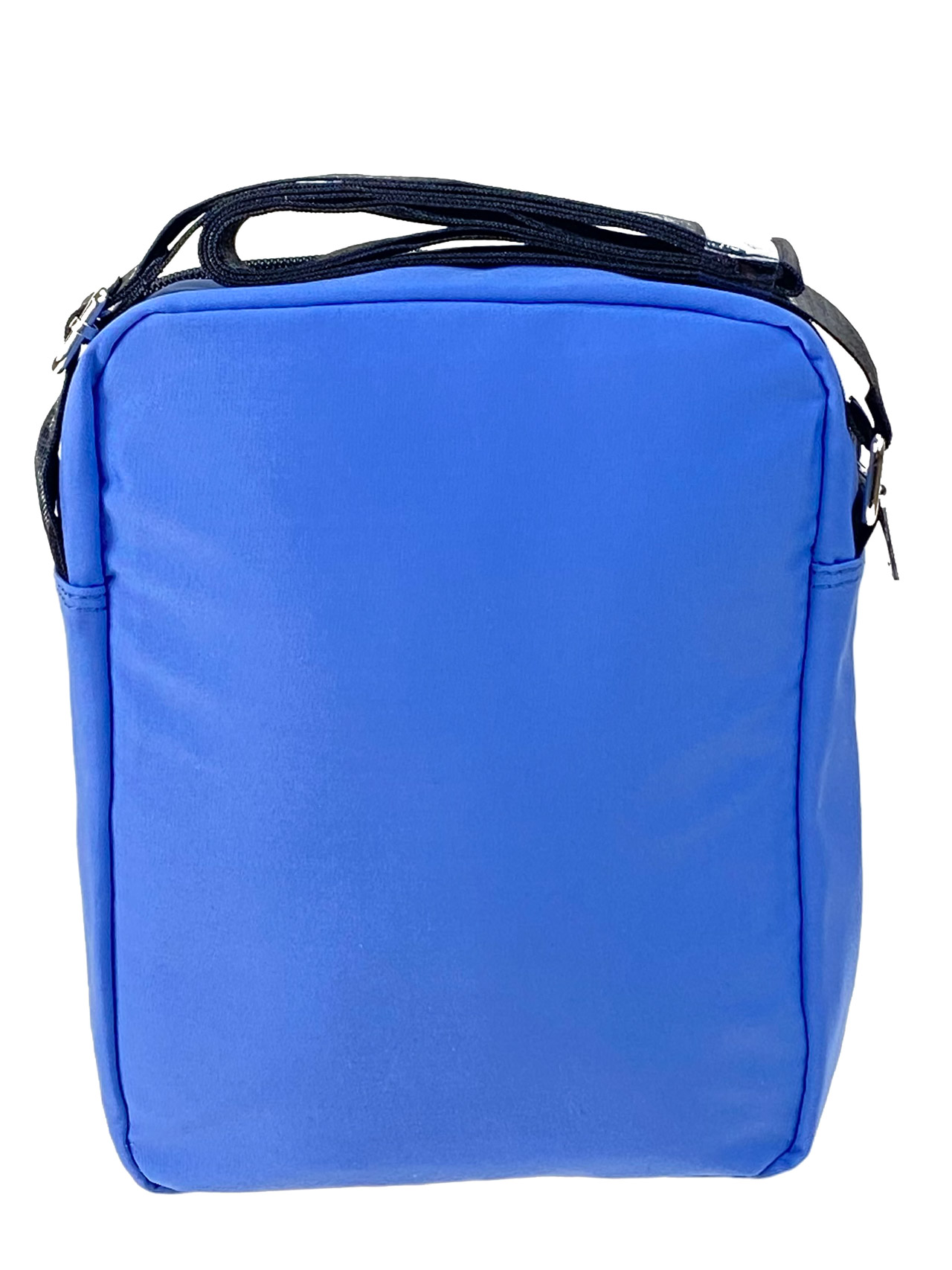 На фото 2 - Повседневная мужская сумка из текстиля, цвет голубой