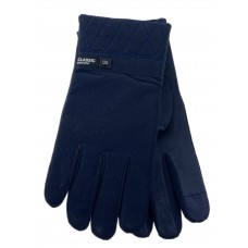 На фото 1 - Утепленные перчатки мужские, цвет синий