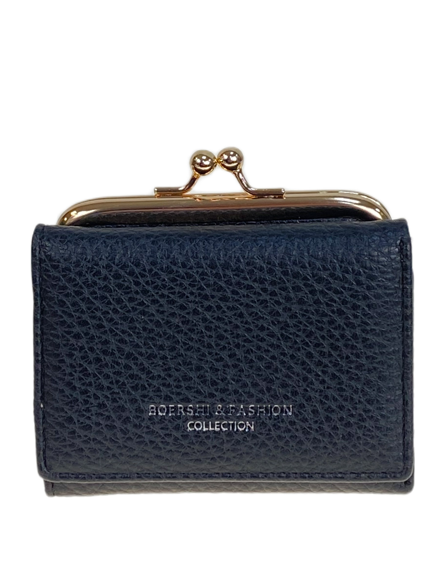 На фото 1 -  Женское портмоне из искусственной кожи, цвет черный