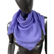 На фото 1 - Легкий однотонный платок-шарф, цвет мультицвет