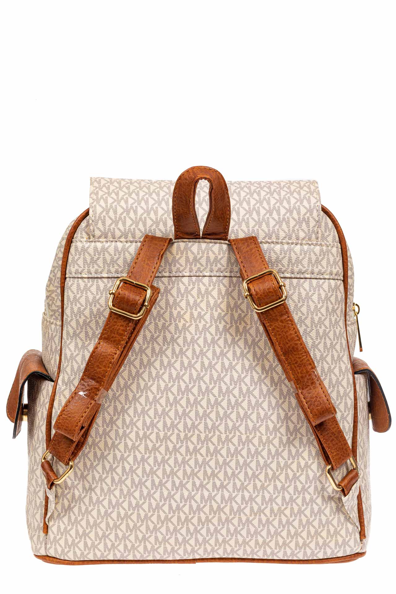 На фото 3 - Женский рюкзак из искусственной кожи, цвет светло-серый
