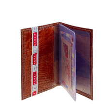 На фото 2 - Обложка для автодокументов из искусственной кожи, цвет коричнево-рыжий На фото 2 - Обложка для автодокументов из искусственной кожи, цвет коричнево-рыжий