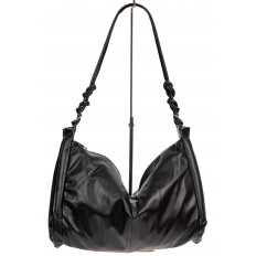 На фото 3 - Большая женская сумка из мягкой искусственной кожи, цвет чёрный