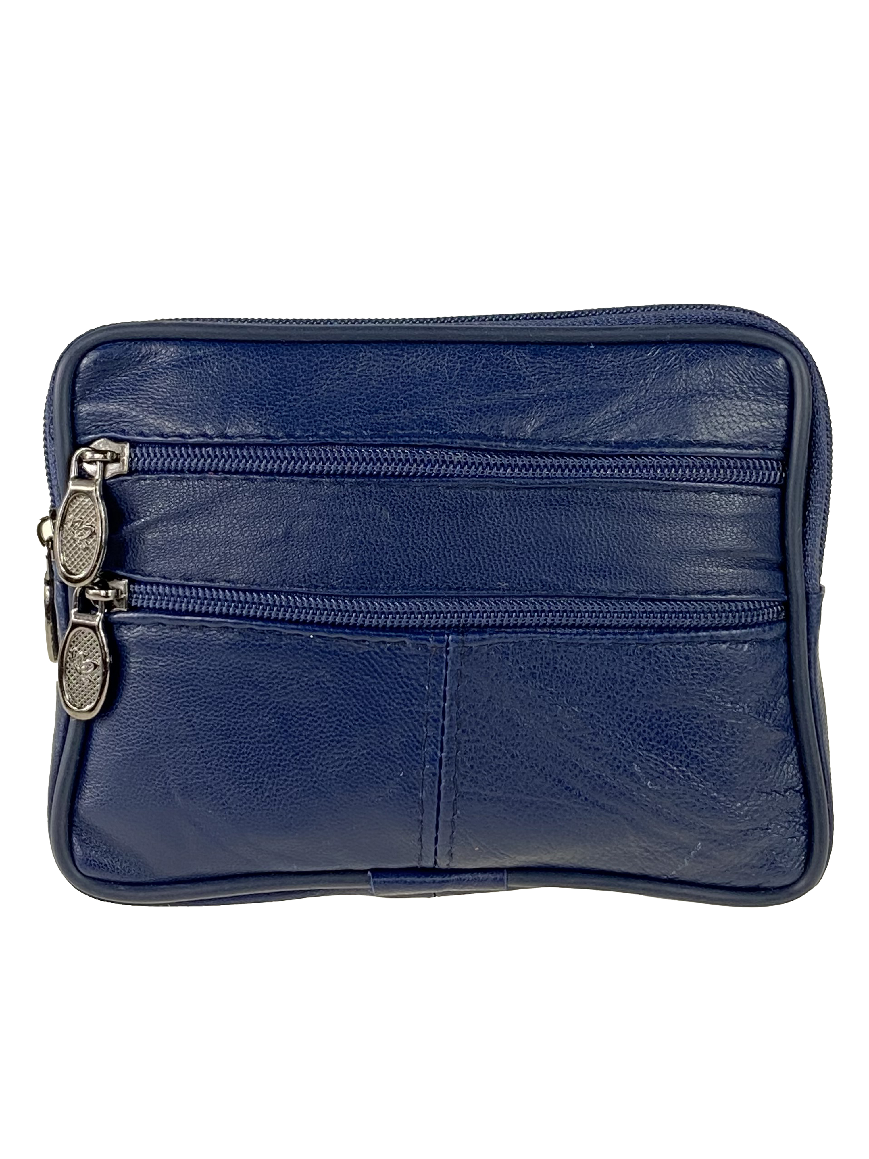 На фото 1 - Женский кошелёк  из мягкой натуральной кожи, цвет синий