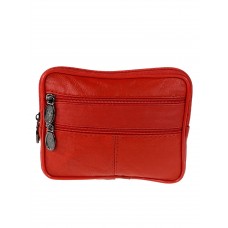 На фото 1 - Женский кошелёк  из мягкой натуральной кожи, цвет красный