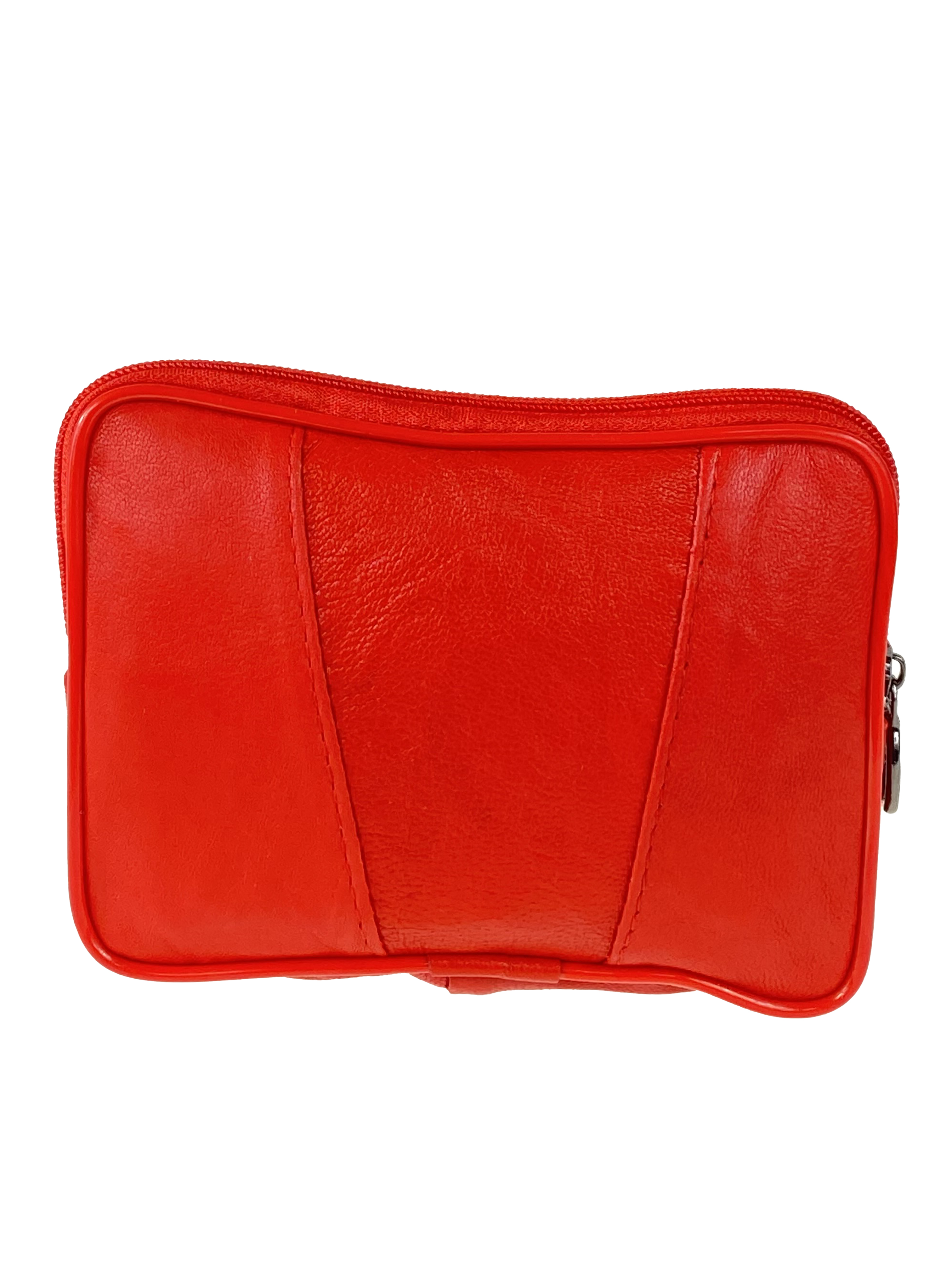 На фото 2 - Женский кошелёк  из мягкой натуральной кожи, цвет красный