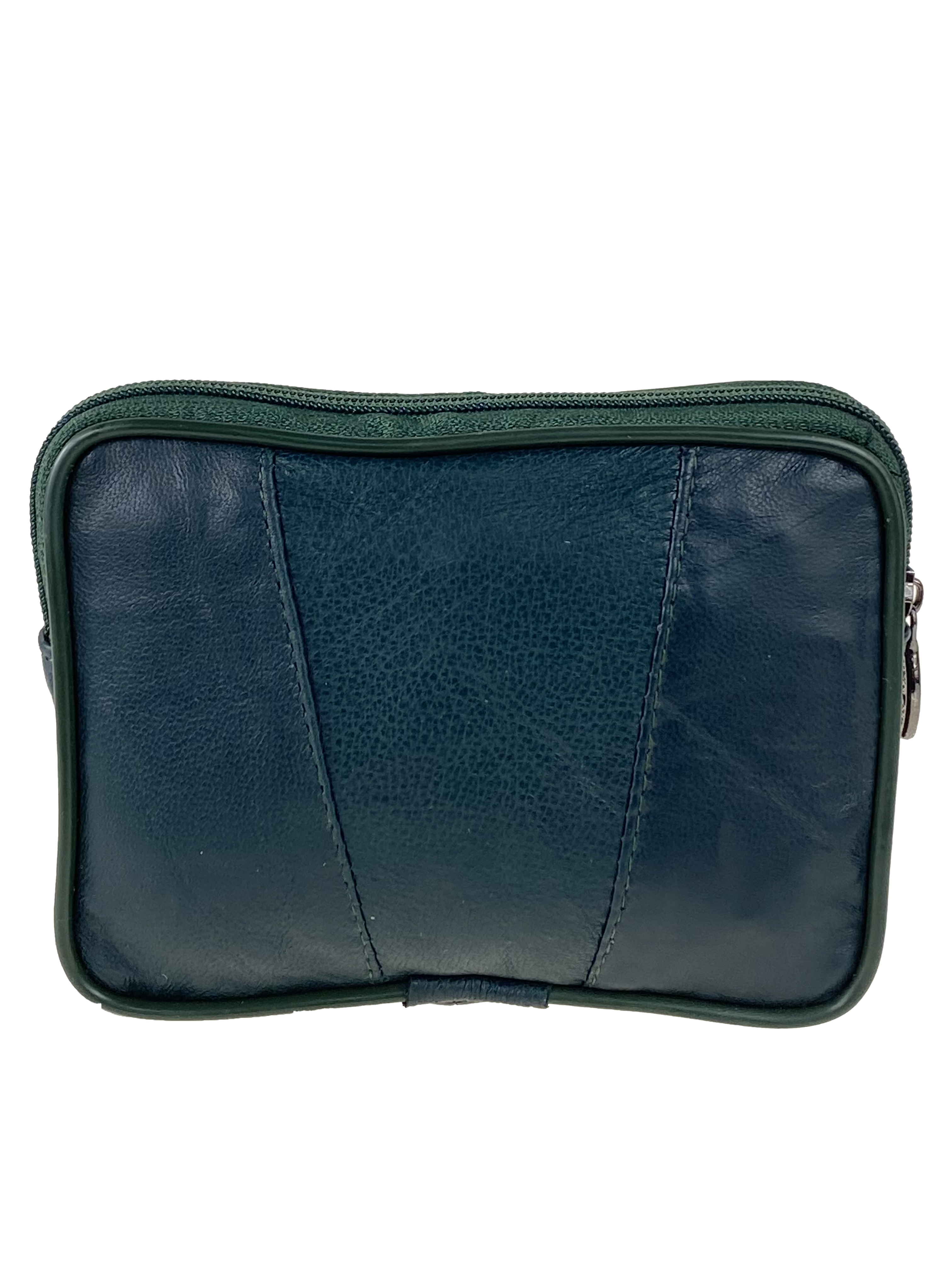 На фото 2 - Женский кошелёк  из мягкой натуральной кожи, цвет зеленый