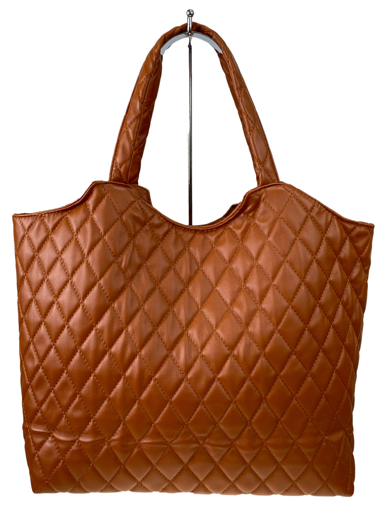 На фото 3 - Женская сумка из искусственной кожи, цвет рыжий