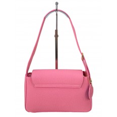 На фото 3 - Женская сумка из искусственной кожи, цвет розовый