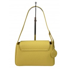 На фото 3 - Женская сумка из искусственной кожи, цвет цвет желтый 