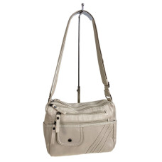 На фото 1 - Женская сумка из искусственной кожи, цвет молочный На фото 1 - Женская сумка из искусственной кожи, цвет молочный