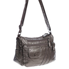 На фото 1 - Женская сумка из искусственной кожи, цвет золото На фото 1 - Женская сумка из искусственной кожи, цвет золото