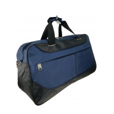 На фото 1 - Дорожная сумка из текстиля , цвет синий