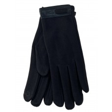На фото 1 - Элегантные хлопковые перчатки, цвет черный
