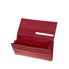 На фото 2 -  Женское портмоне из натуральной кожи, цвет бордовый