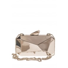 На фото 3 - Оригинальная вечерняя сумочка,  цвет серебро