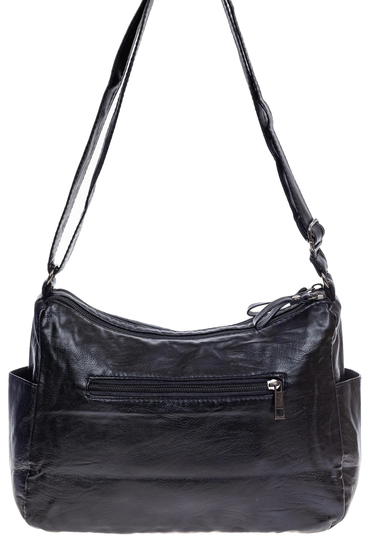 На фото 3 -  Женская классическая сумка из искусственной кожи, цвет чёрный