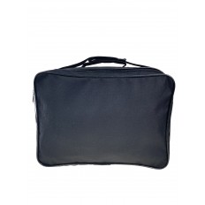 На фото 3 - Мужская сумка  из текстиля, цвет черный