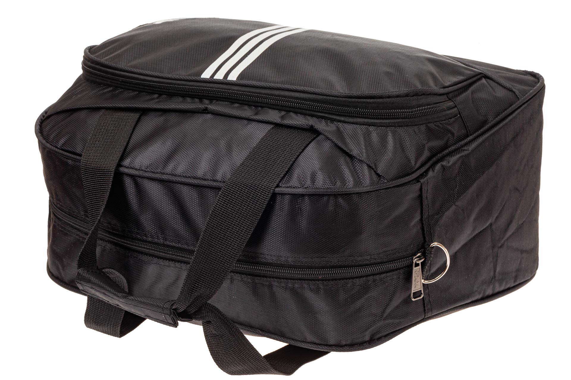 На фото 4 - Спортивная сумка из текстиля, цвет черный