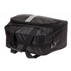 На фото 4 - Спортивная сумка из текстиля, цвет черный