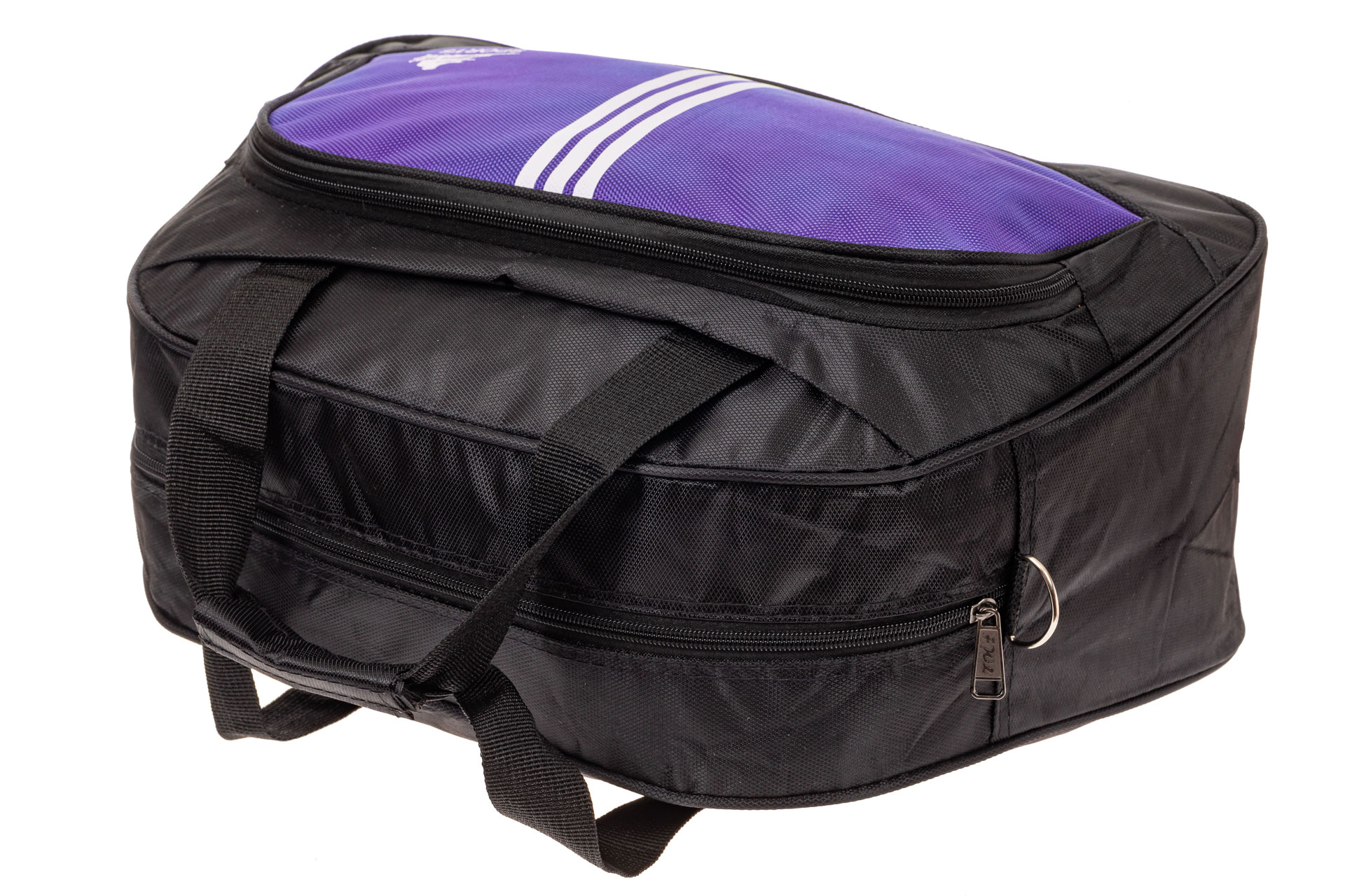 На фото 4 - Дорожная сумка из ткани, цвет фиолетовый